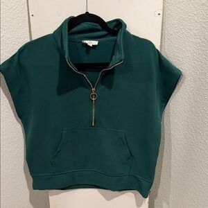 Emerald Green Zip-Up Women’s Hoodie